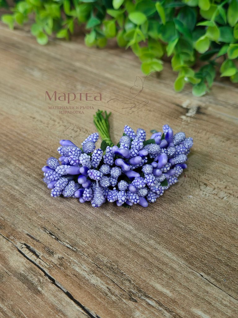 image of paper stamens