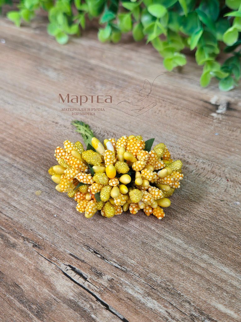 image of paper stamens