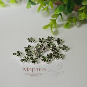 Мънисто метално кръстче