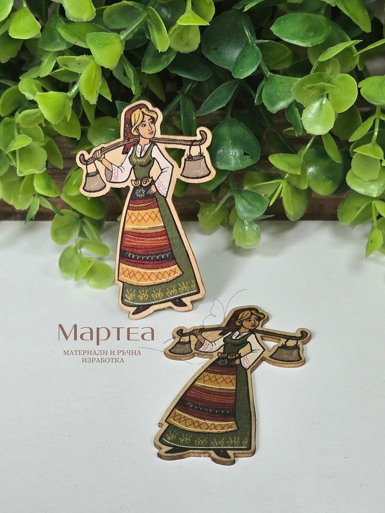 Жена с кобилица