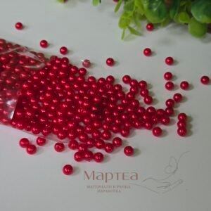 Мънисто червена перла