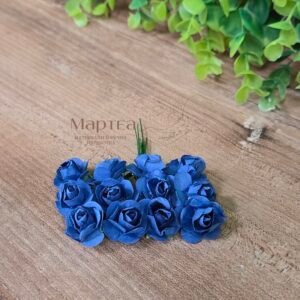 Хартиени розички 12бр - Тъмно сини