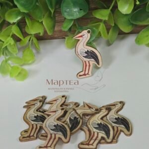 Щъркел цветен