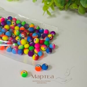 Мънисто цветно топче