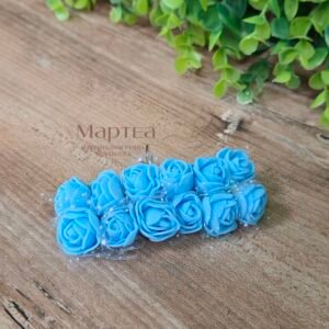 Рози от фоам 144бр - Сини