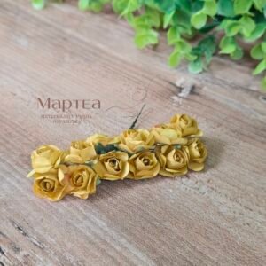 Хартиени розички 144бр - Златисти