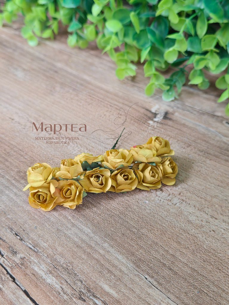 Хартиени розички 144бр - Златисти