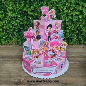 Картонена торта - Скай (Пес патрул)