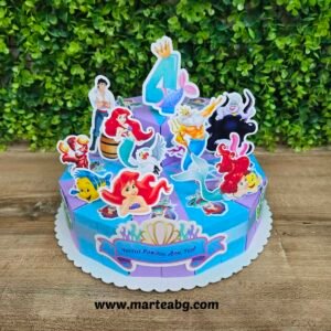 Картонена торта - Малката русалка