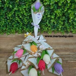 Восъчно лале в целофан