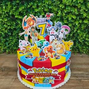 Картонена торта - Покемон