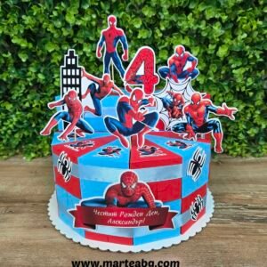 Картонена торта - Спайдърмен