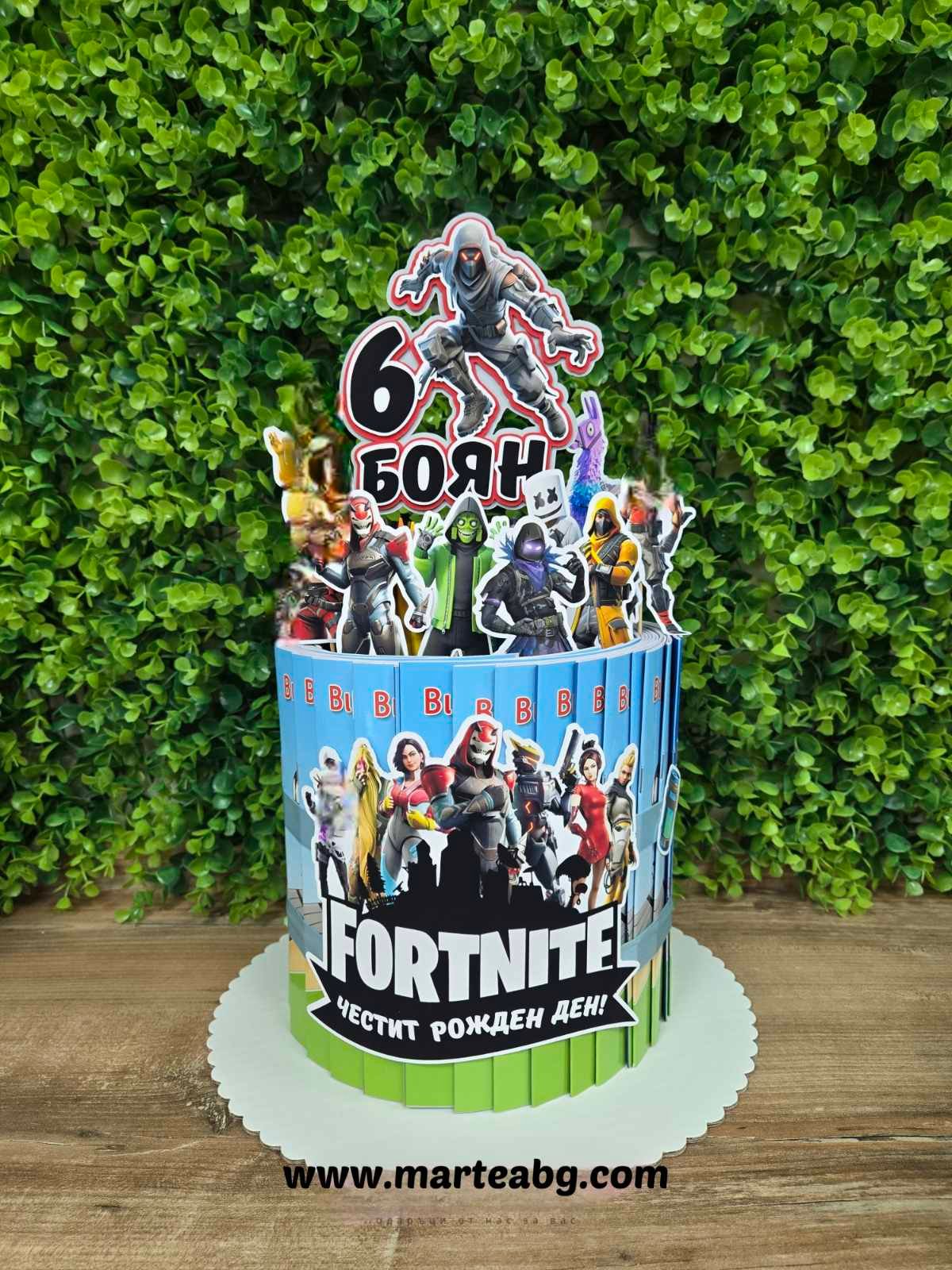 Торта от книжки - Fortnite