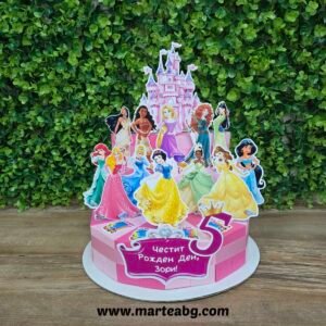 Картонена торта - Принцеси