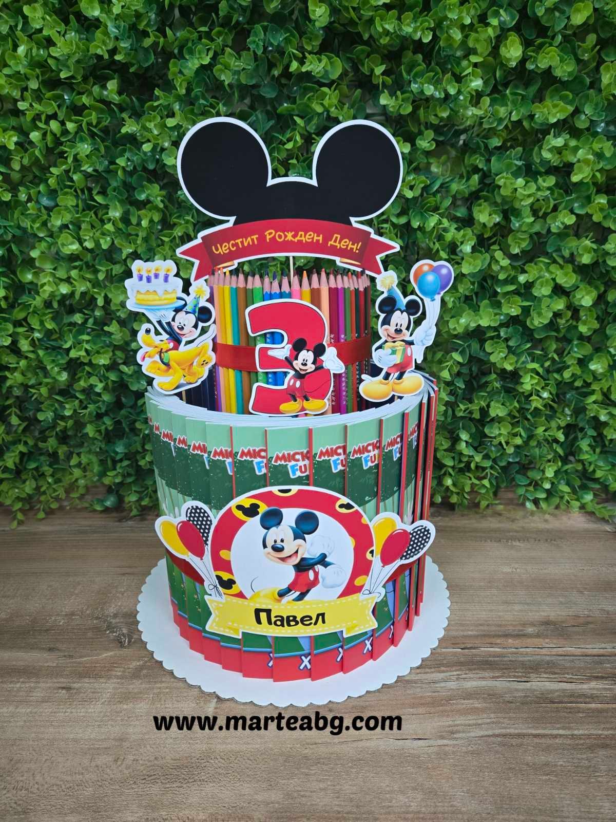 Торта от книжки - Мики Маус