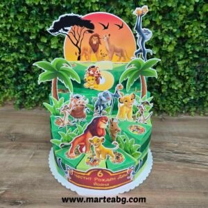 Картонена торта - Цар Лъв