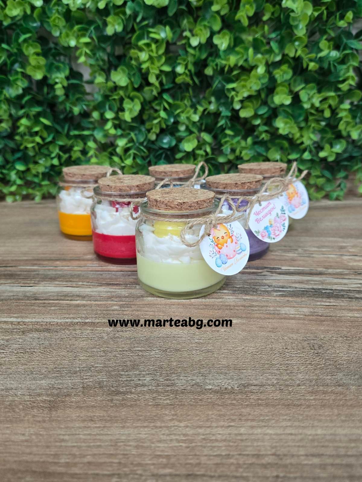 Свещ в бурканче - Великден - 100мл вариант 2