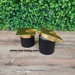 Кутия "Дипломиране" със златен капак